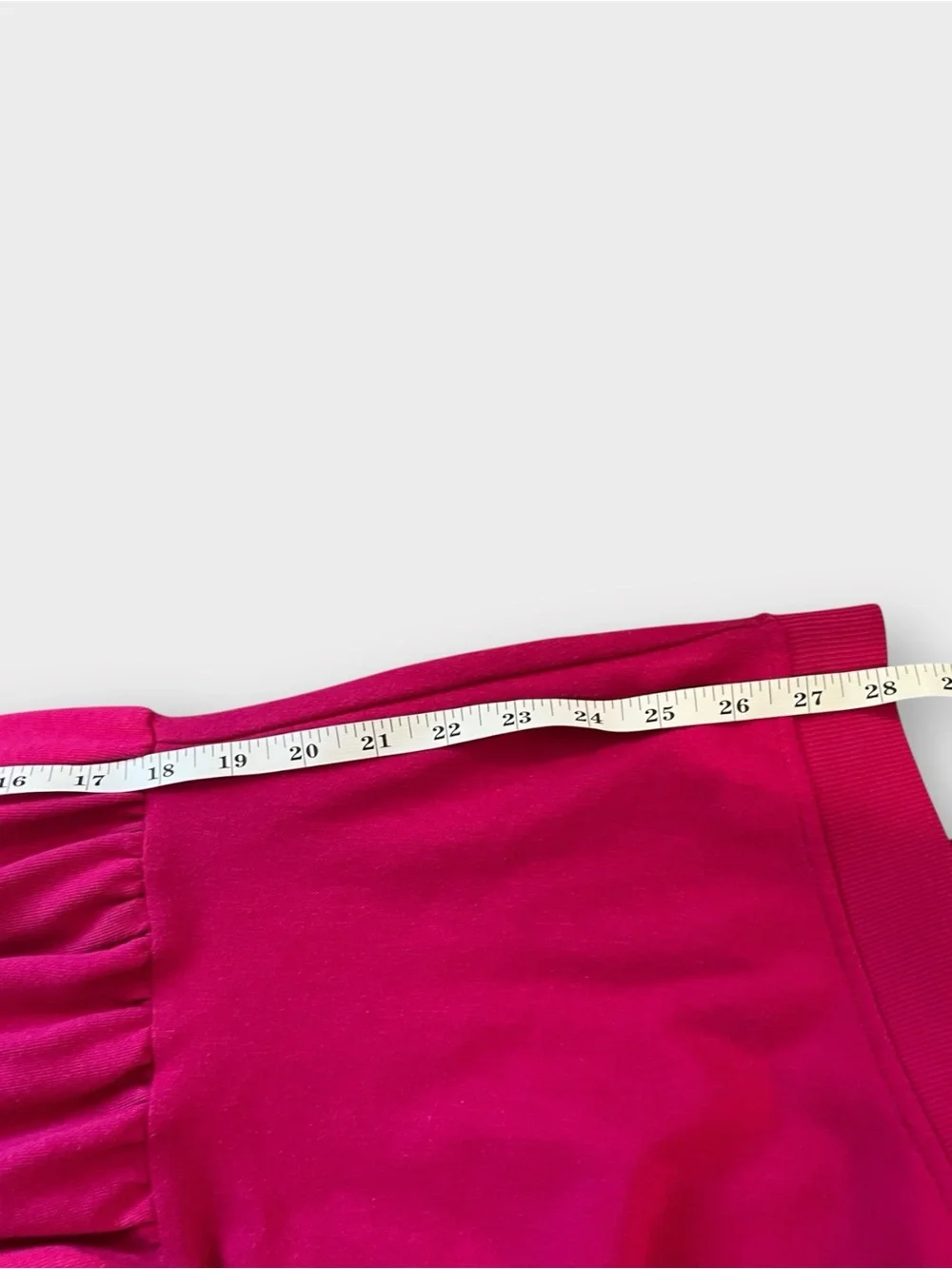 Wild Fable Hot Pink Cropped Sweatshirt Size 2X Plus Size Off the Shoulder crop - Picture 10 of 13